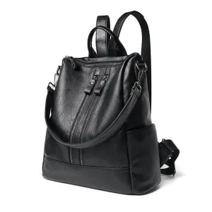 Women's Korean Fashion Soft Leather Multifunctional Bags