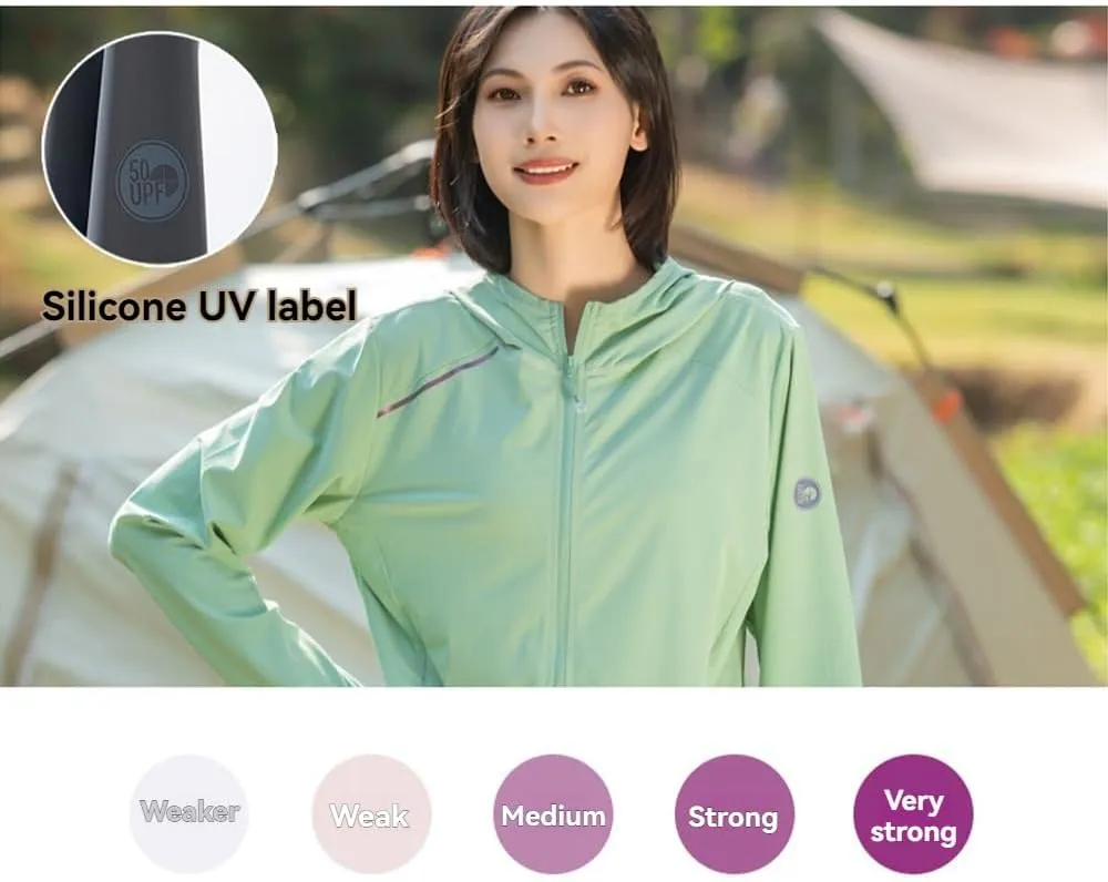 Women's UPF50  Sun Shirt (ilac-MRA), 99.9% UV Block & 0.3J/cm²s Cooling, Stretch/Wash Resistant for Hiking/Beach/Commute