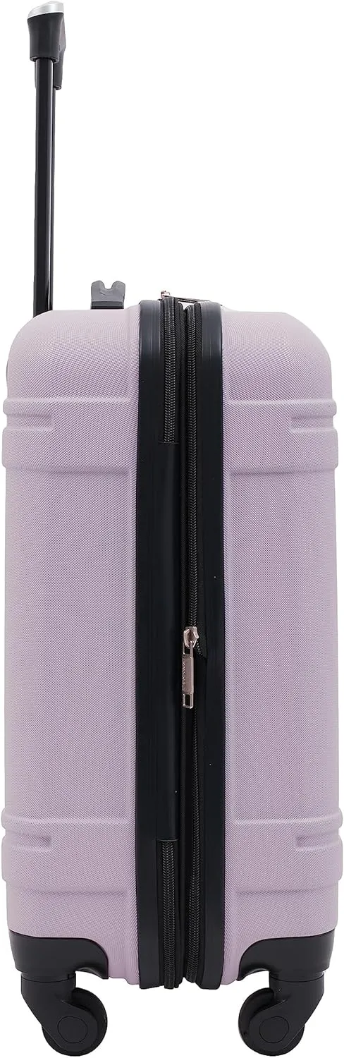 Wrangler Astral Hardside Luggage, Lilac, 20-Inch Carry-On
