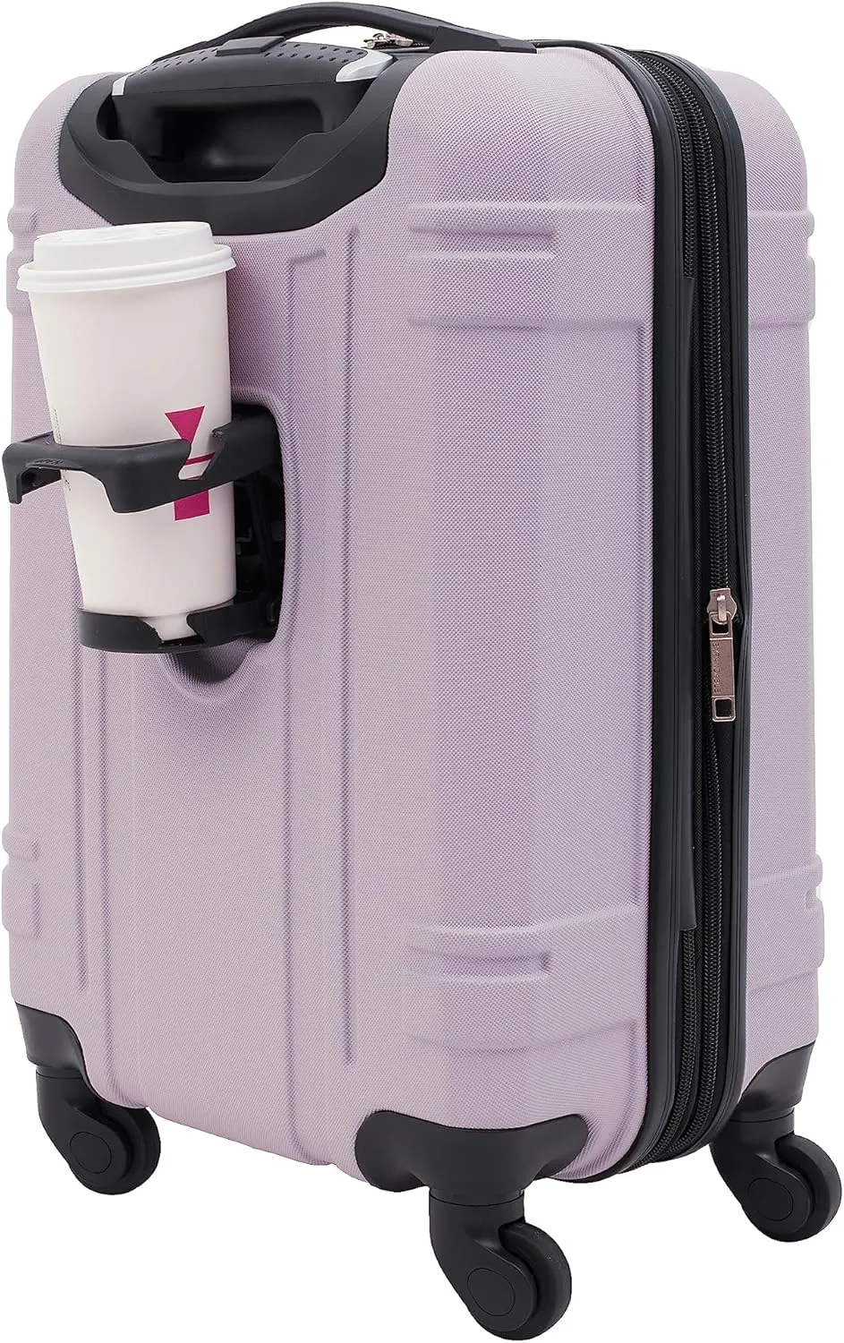 Wrangler Astral Hardside Luggage, Lilac, 20-Inch Carry-On