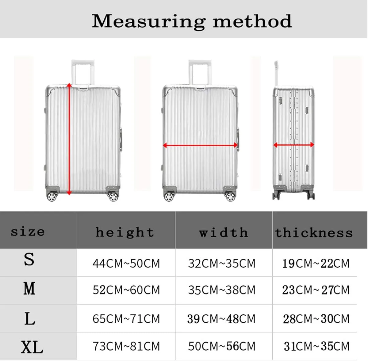 WUJIAONIAO Travel Luggage Cover Baggage Suitcase Protector Fit for 18-32 Inch Luggage (L (for 25-28 inch luggage), Eiffel Tower)