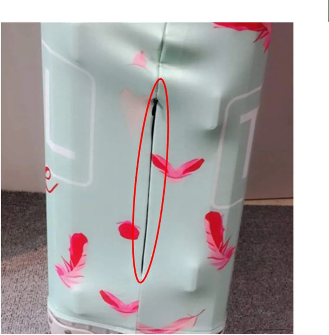 WUJIAONIAO Travel Luggage Cover Baggage Suitcase Protector Fit for 18-32 Inch Luggage (XL (for 29-32 inch luggage), Beach)