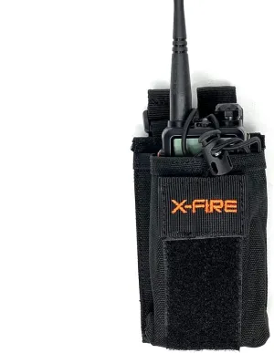 X-FIRE® Compact Washable Portable Radio MOLLE Pouch or Duty Belt Holder