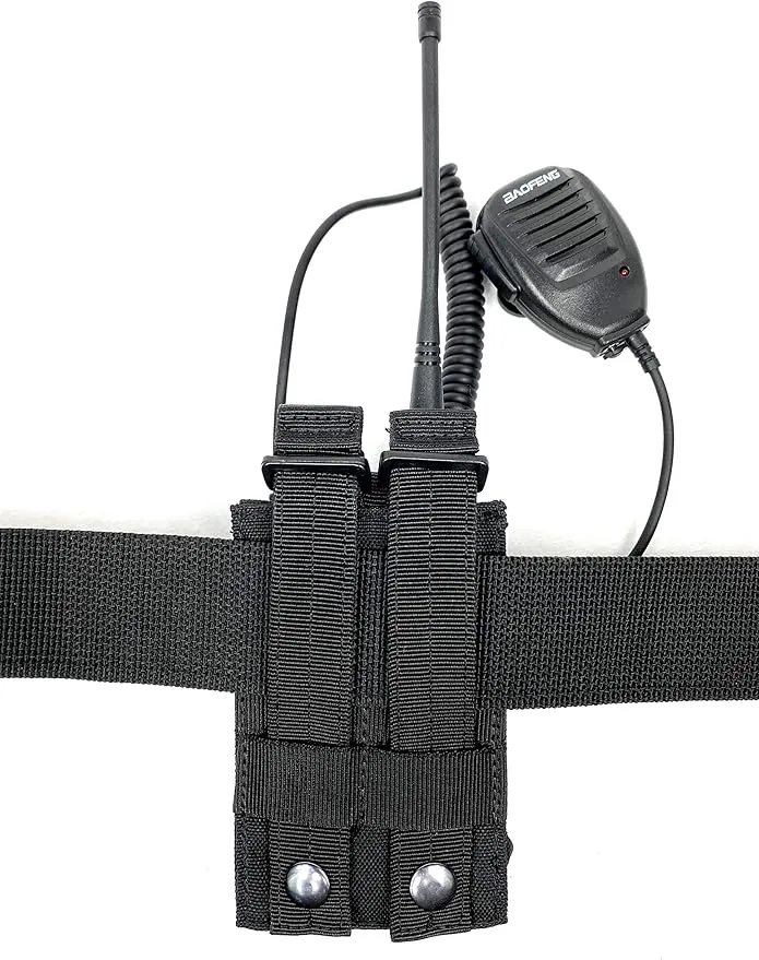 X-FIRE® Compact Washable Portable Radio MOLLE Pouch or Duty Belt Holder