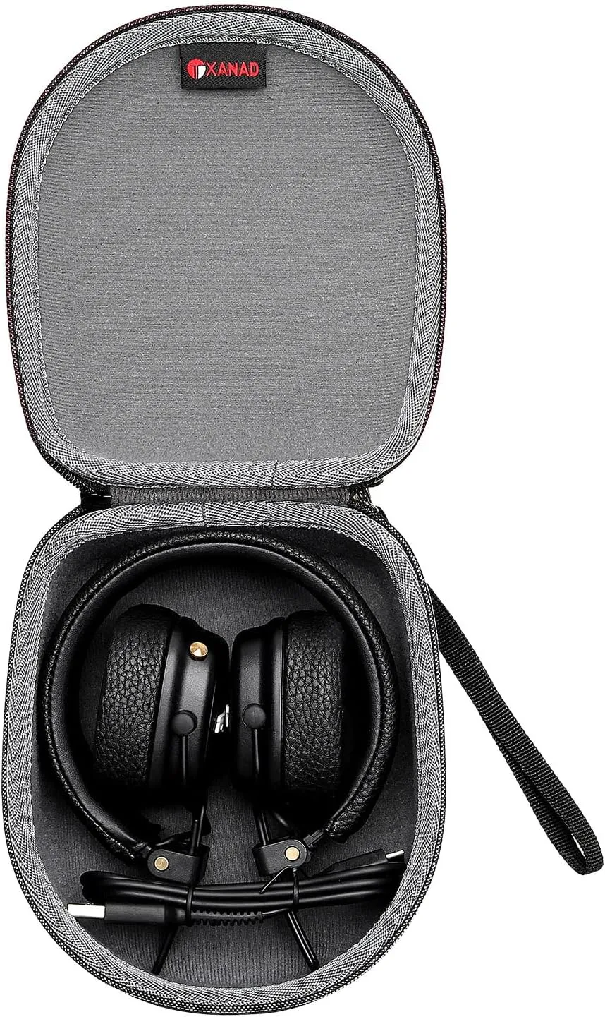 XANAD Hard Case for Marshall Major IV/Major V/Major II/Major III or Noot K11 / Elecder i37 / iClever HS14 Foldable Wired On-Ear Headset (The Headset is not Included)