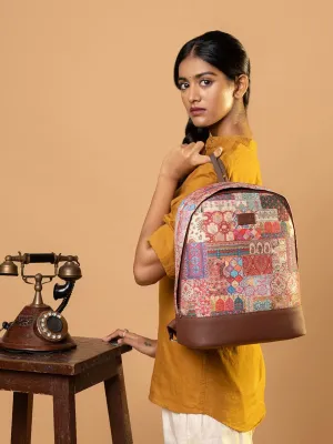 ZOUK Women Ethnic Motifs Printed Backpack